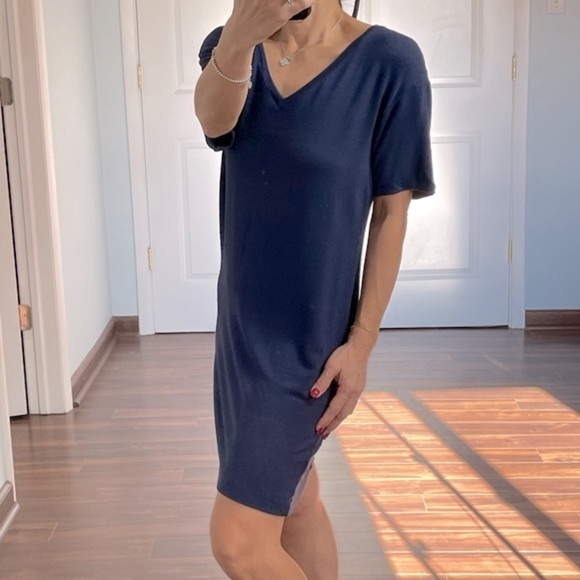 Lou&Grey Signature Soft Short Sleeves Tee Dress size XS - Picture 2 of 10